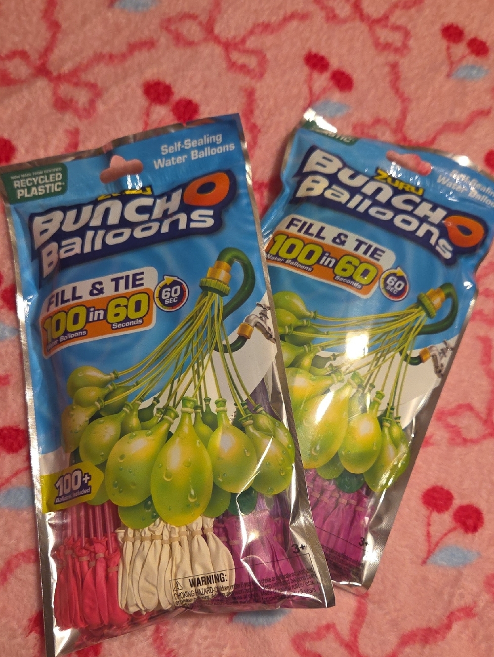 2 Packages Rapid Filling Water Ballons